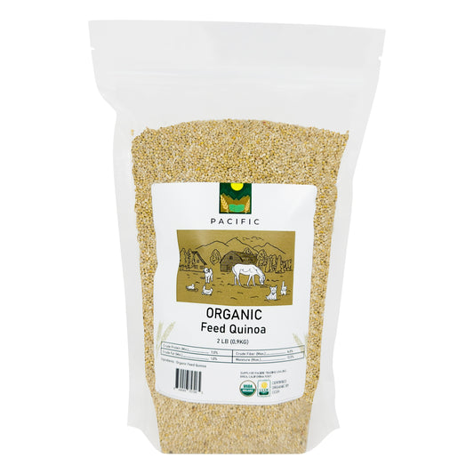 PACIFIC Organic Feed Quinoa - Quinoa Organic | Rich with Fiber & Minerals | USDA and CCOF Certified | Packed in USA | 2Lbs