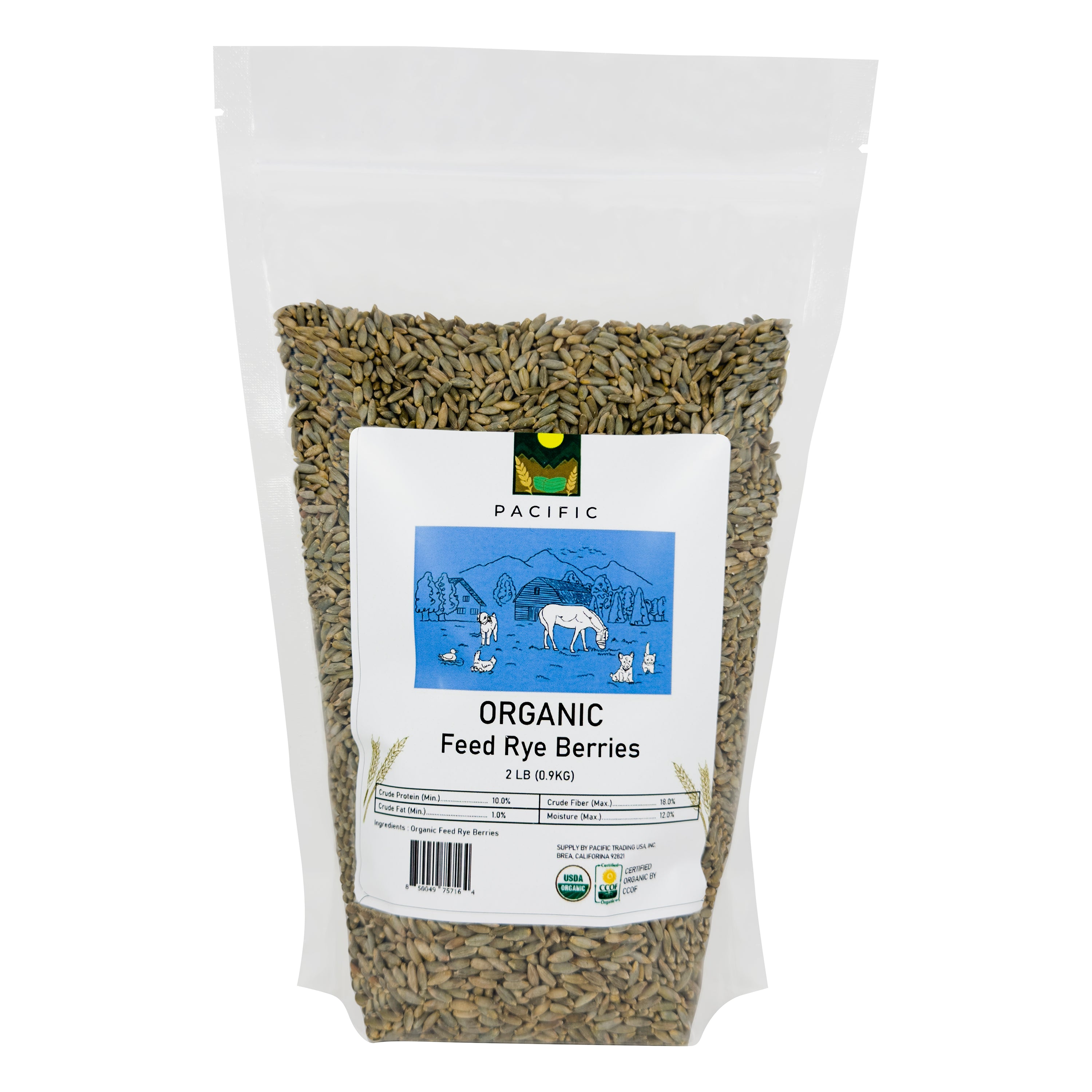 Organic Feed Rye Berries – Pacific Petfood