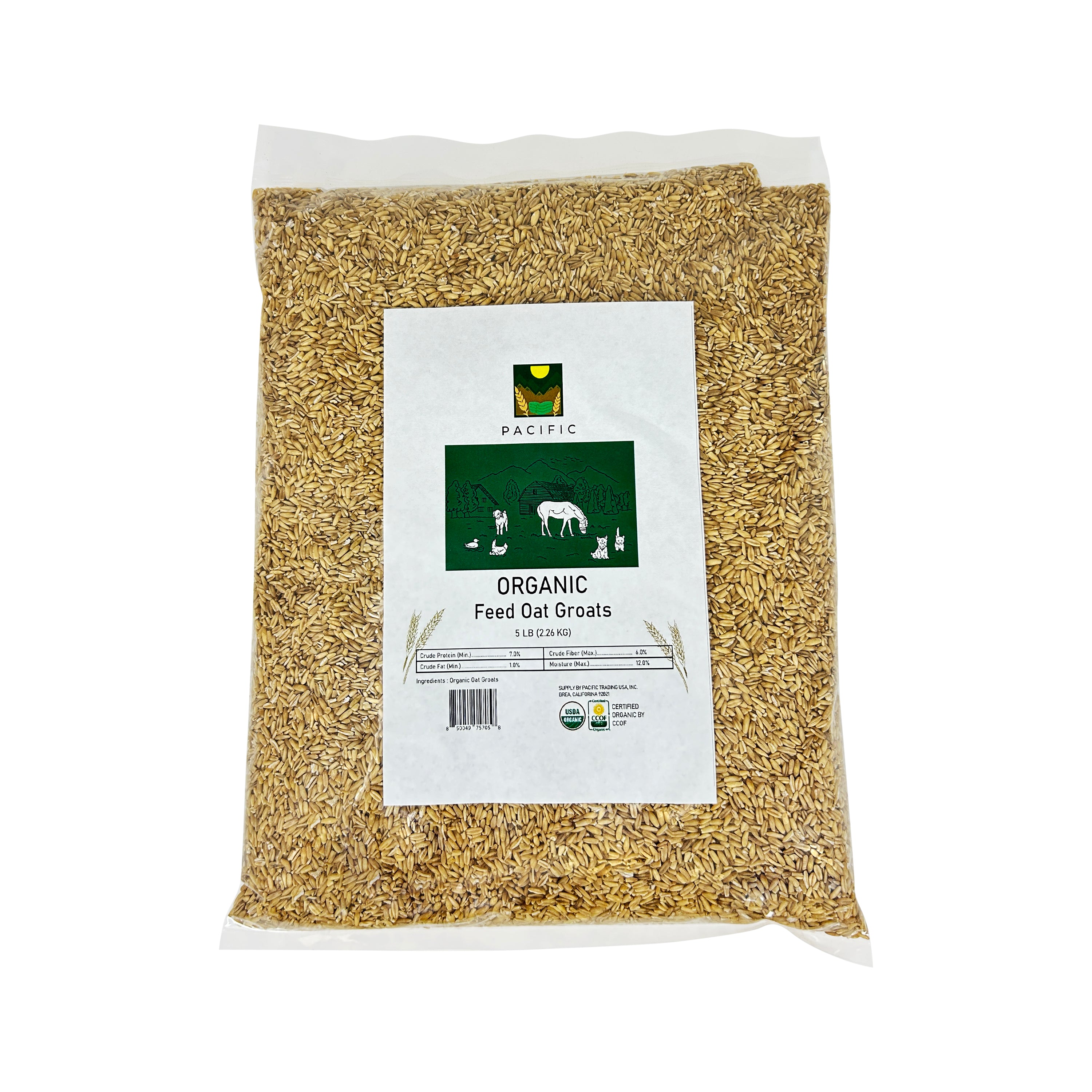 Organic Feed Oats Groats – Pacific Petfood