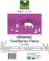 PACIFIC Organic Feed Barley Flakes - Barley Flakes Organic | Rich with Fiber & Minerals | USDA and CCOF Certified | Packed in USA | 2Lbs